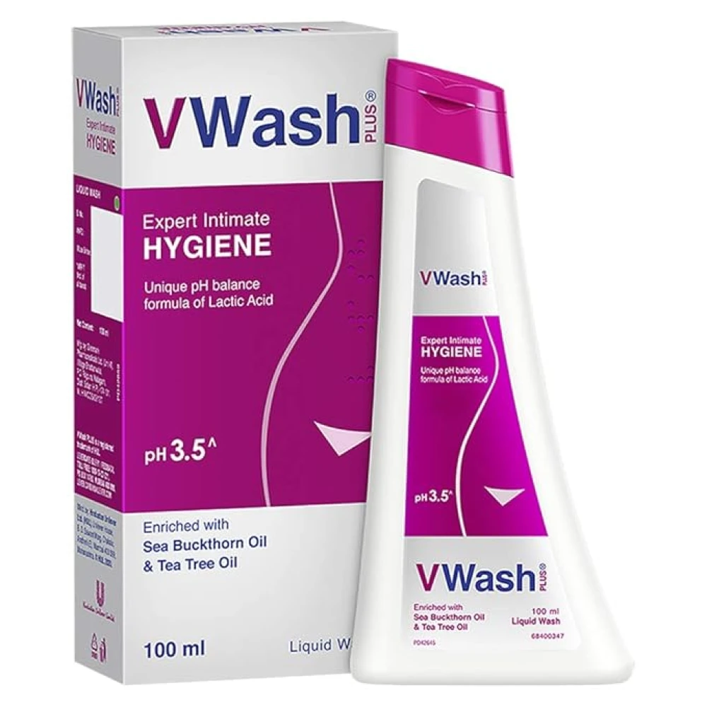 VWash Plus Expert Intimate Hygiene Liquid Wash 100ml
