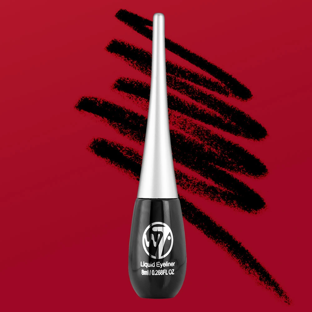 W7 Liquid Eyeliner Pot Black 8ml