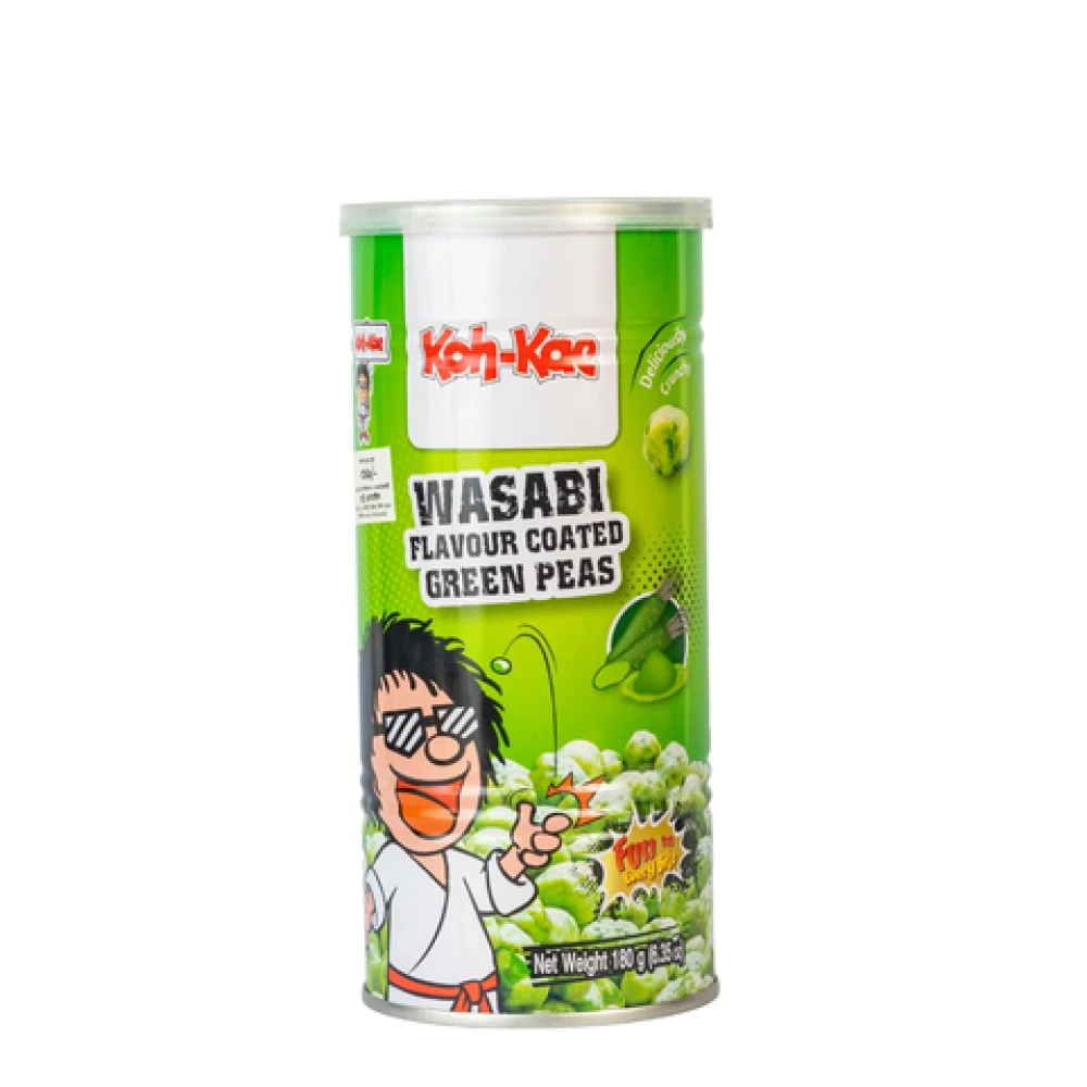 Koh-Kae Wasabi Flavour Coated Green Peas 180g