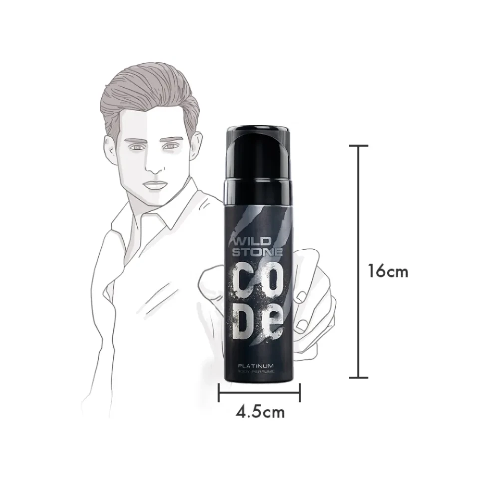Wild Stone Code Platinum Body Spray 120ml