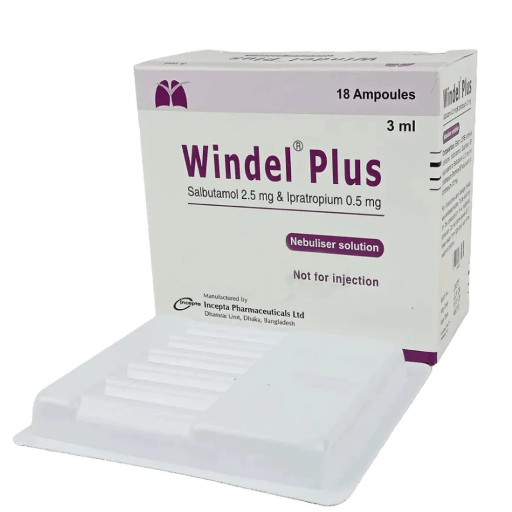 Windel+ Plus Nebuliser Solution 3 ml