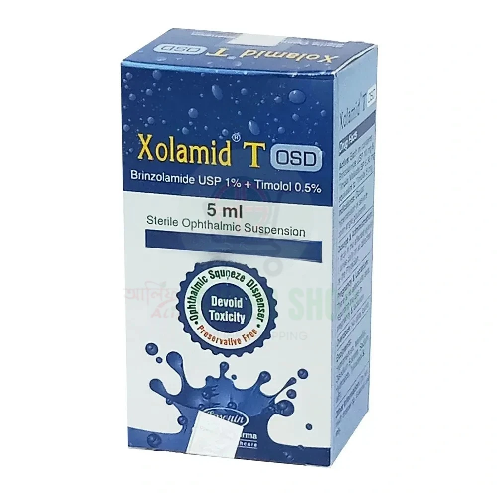 Xolamid T OSD Sterile Ophthalmic Suspension 5ml