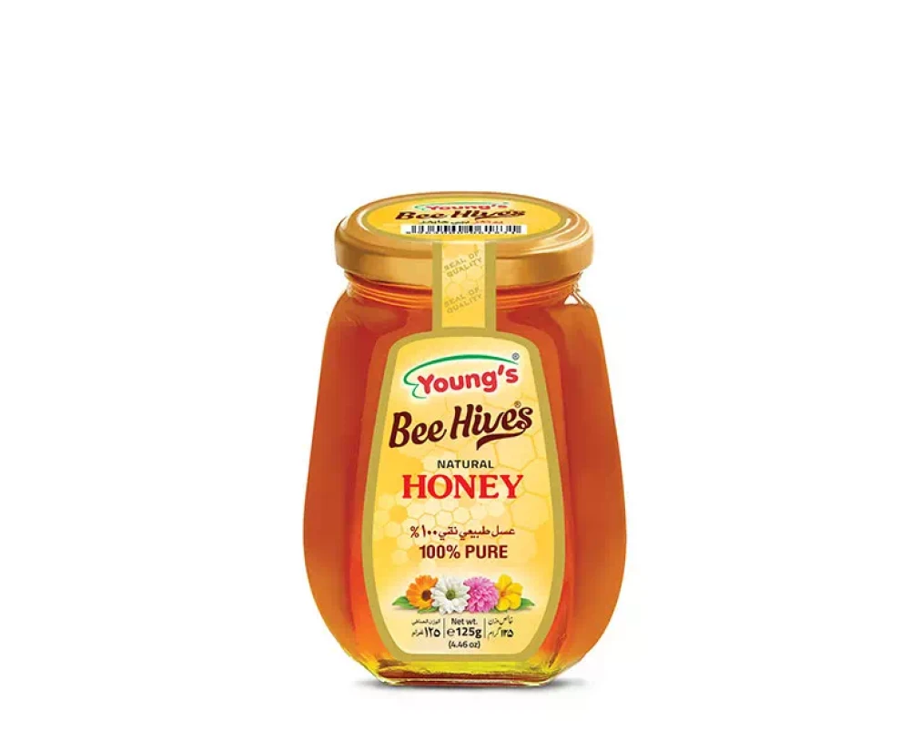 Young's BeeHives Natural Honey 125g