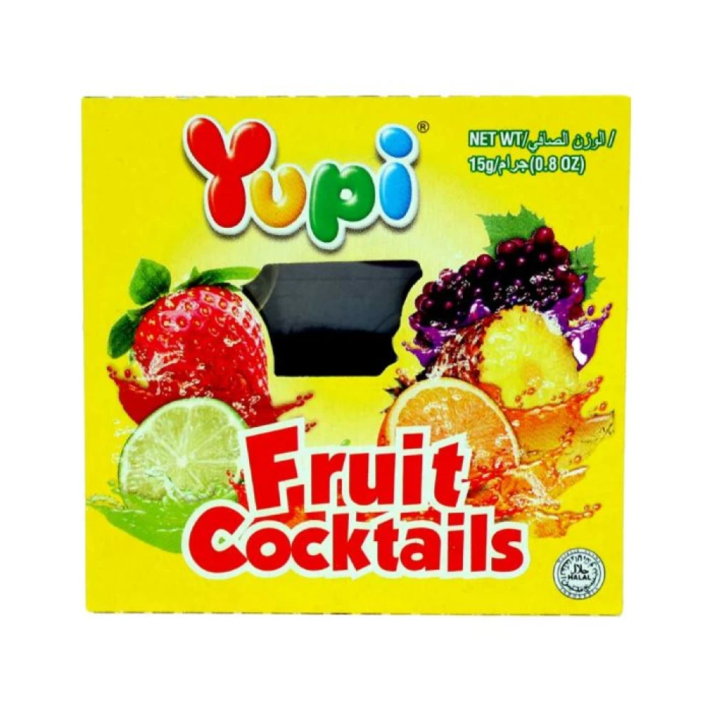 Yupi Fruit Cocktails 15g