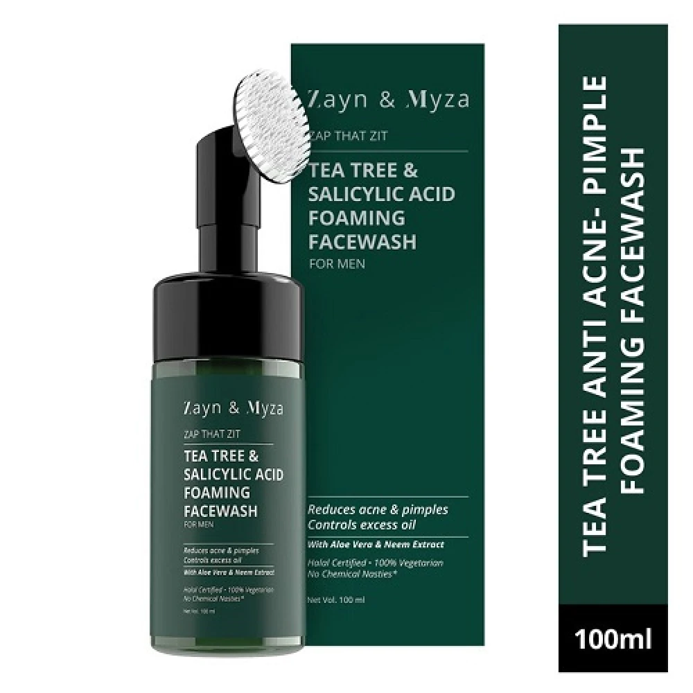 Zayn & Myza Tea Tree & Salicylic Acid Foaming Face Wash 100ml