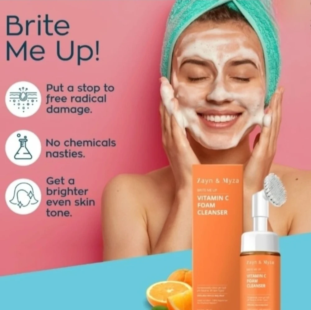 Zayn & Myza Vitamin C Foaming Face Wash 100ml