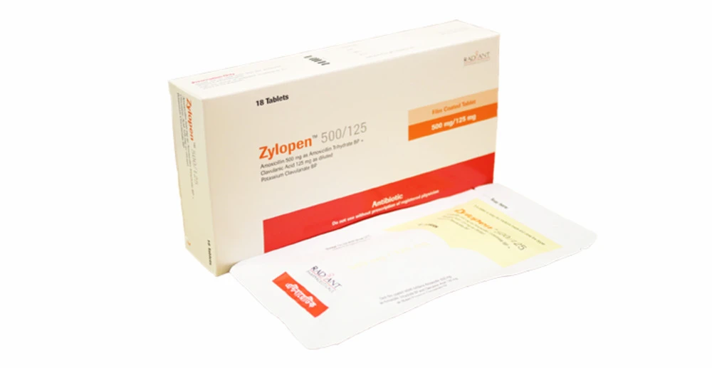 Zylopen 500/125mg Tab